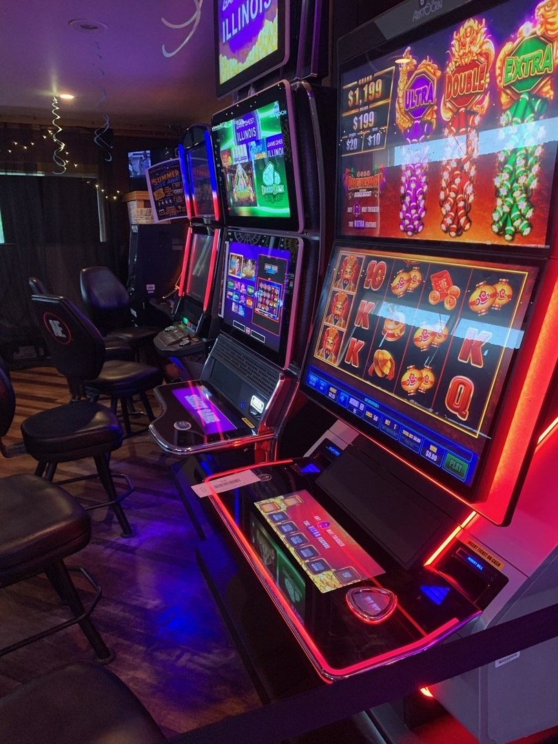 Video gaming machines in a dedicated gaming area